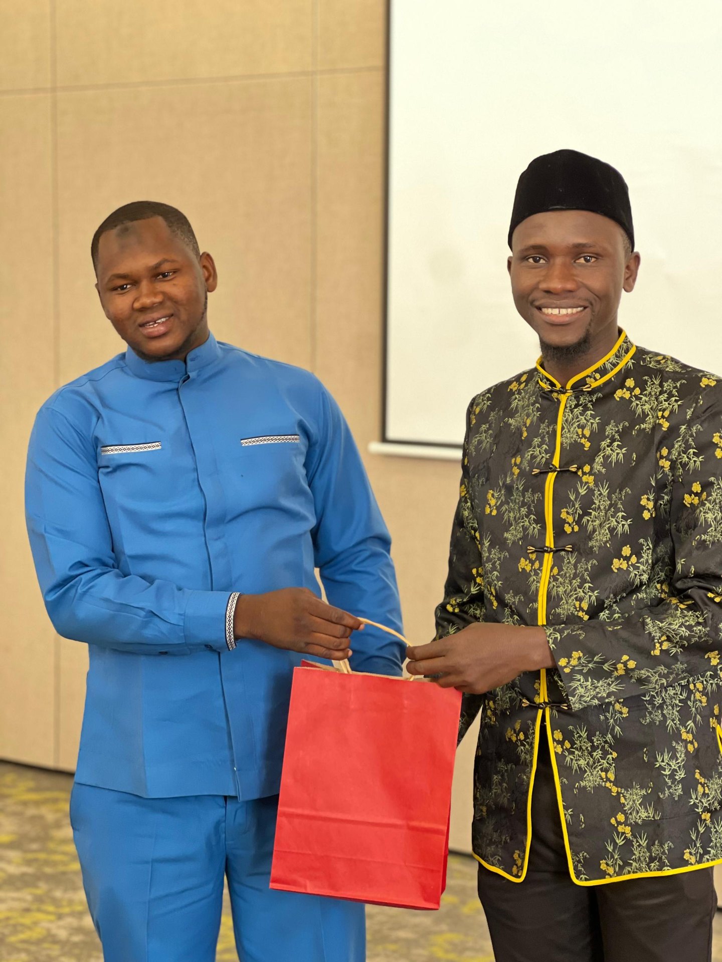 DIA colleagues at an awards ceremony